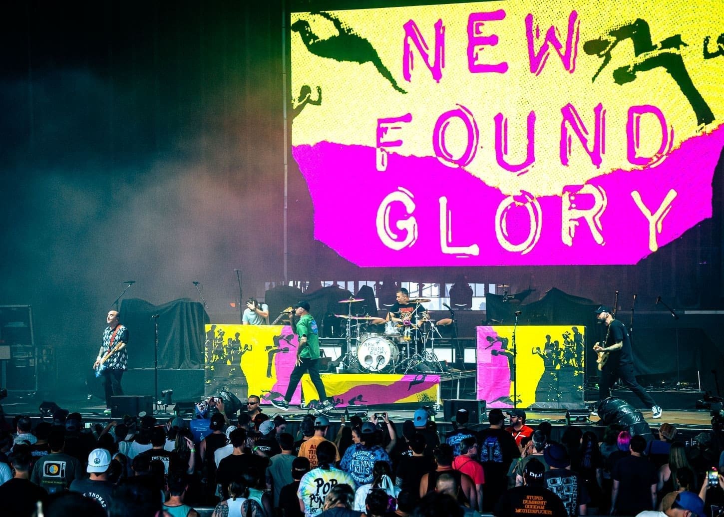 New Found Glory performs at Freedom Mortgage Pavilion in support of The Offspring.