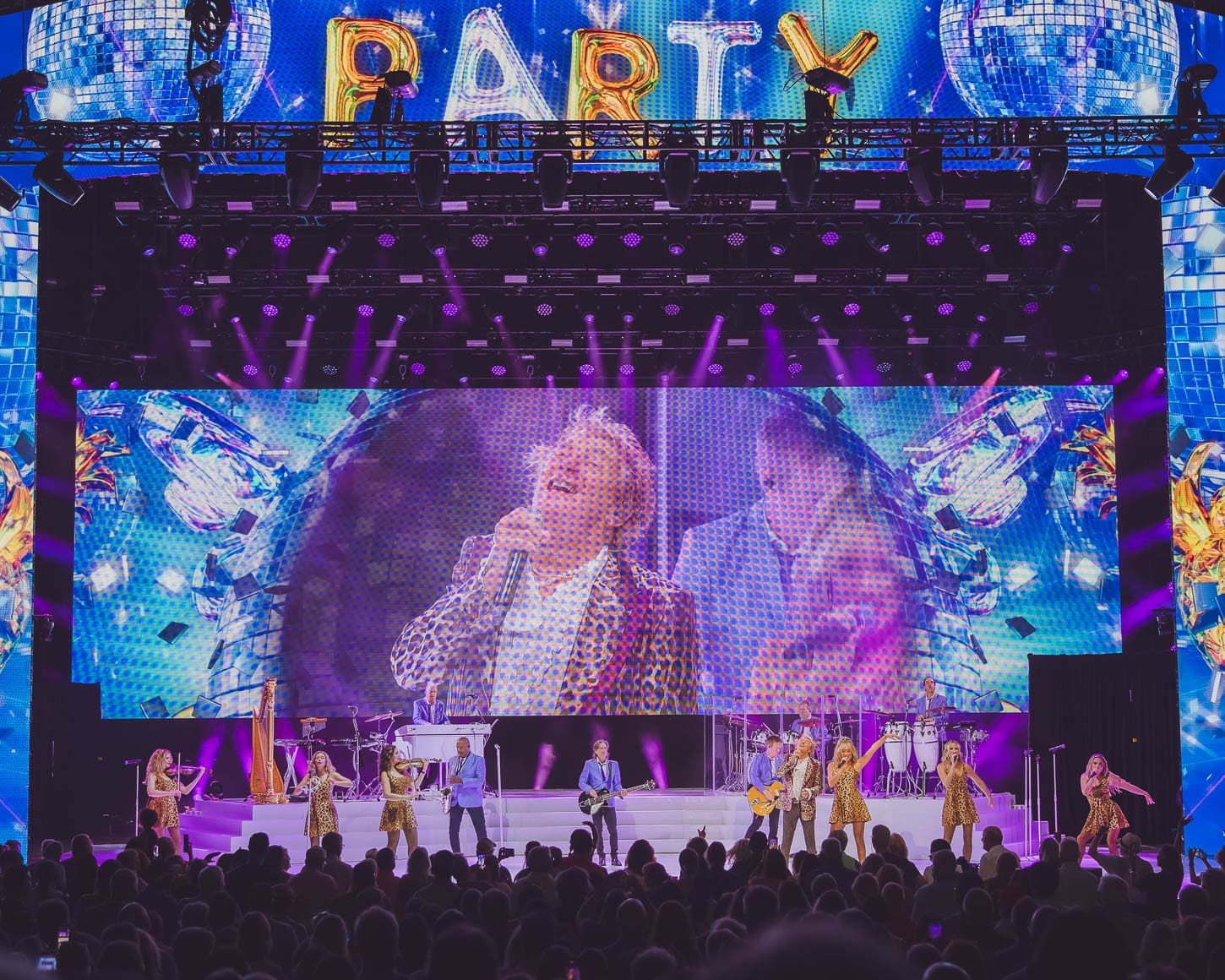 Rod Stewart performs at the Mann Music Center in Philadelphia, PA