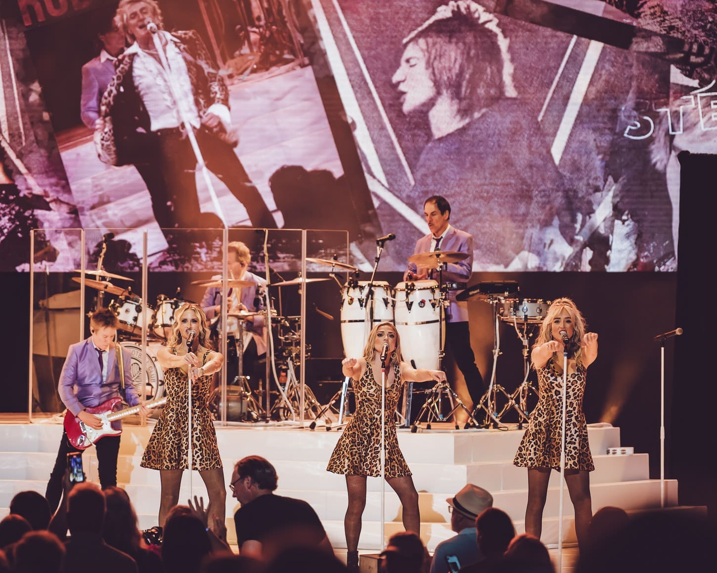 Rod Stewart performs at the Mann Music Center in Philadelphia, PA