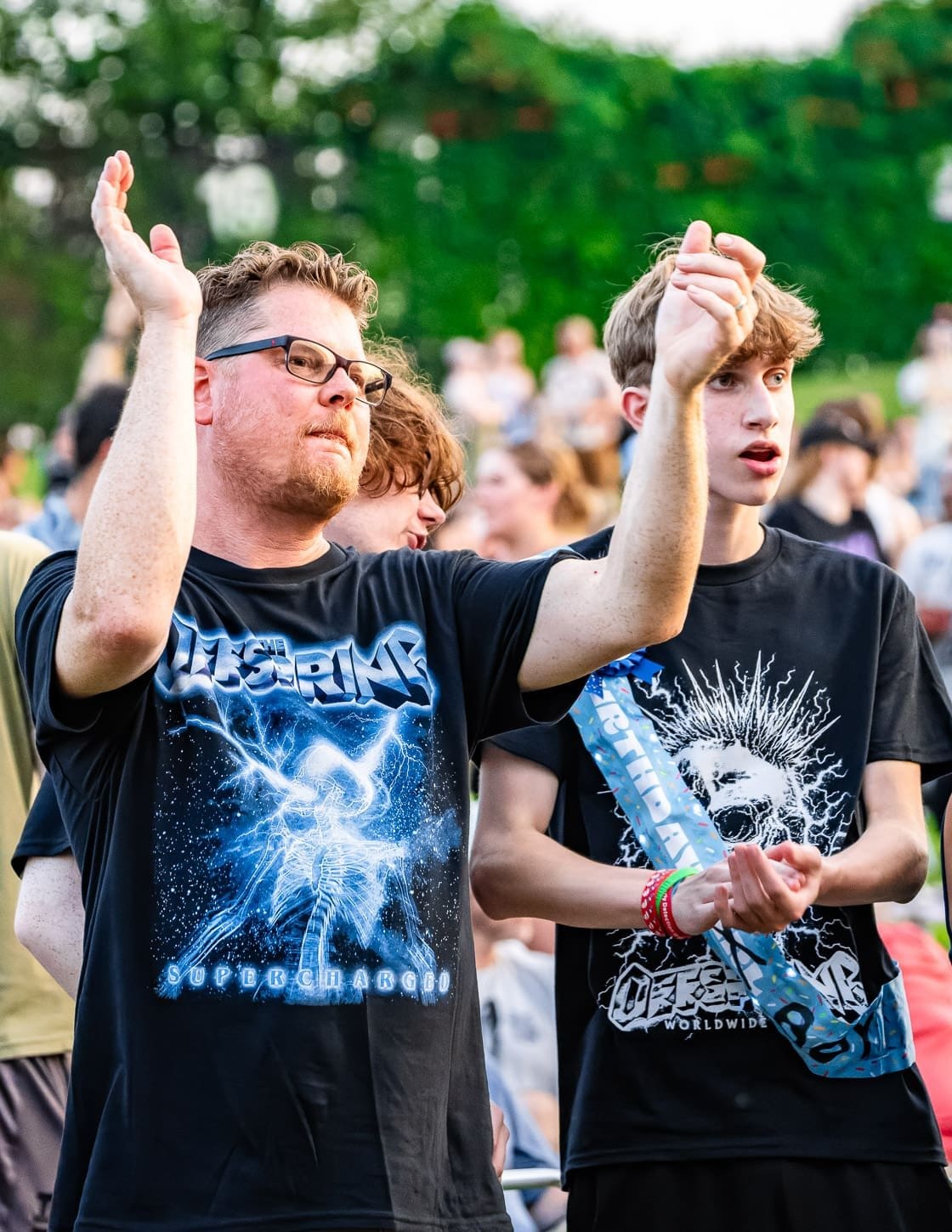 Fans of The Offspring, Jimmy Eat World &amp; New Found Glory party while the tour stopped in Camden, NJ