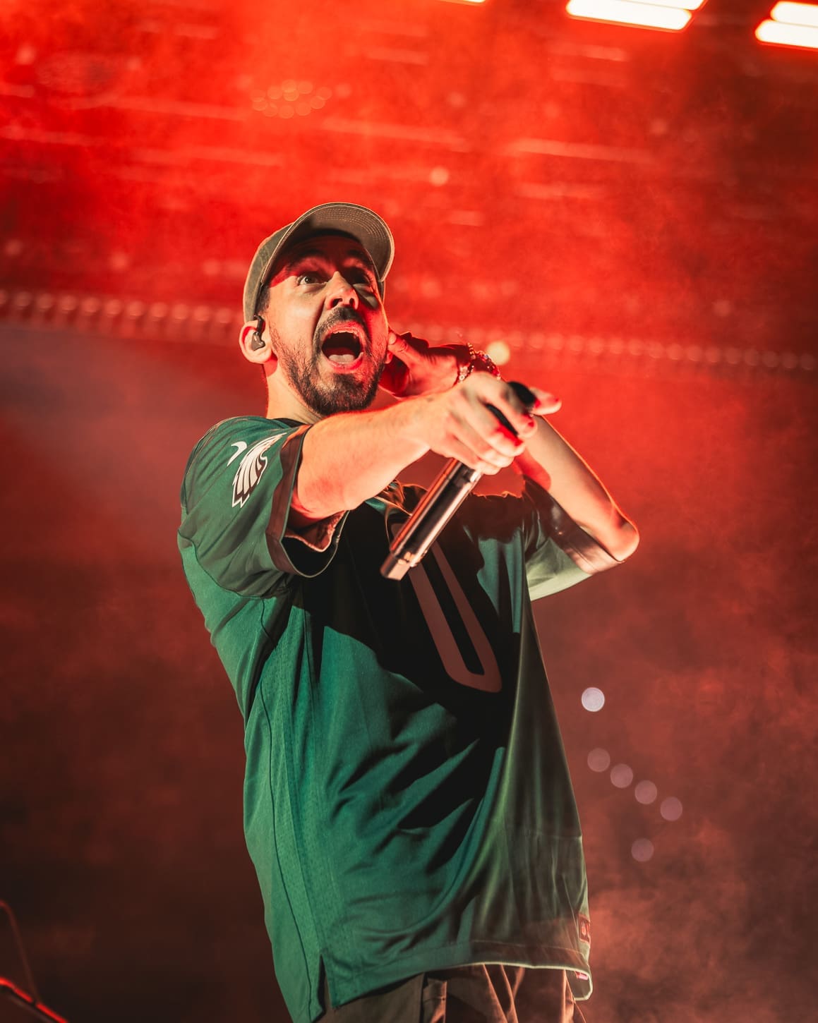 Linkin Park performs at the Xfinity Mobile Arena in Philadelphia, PA