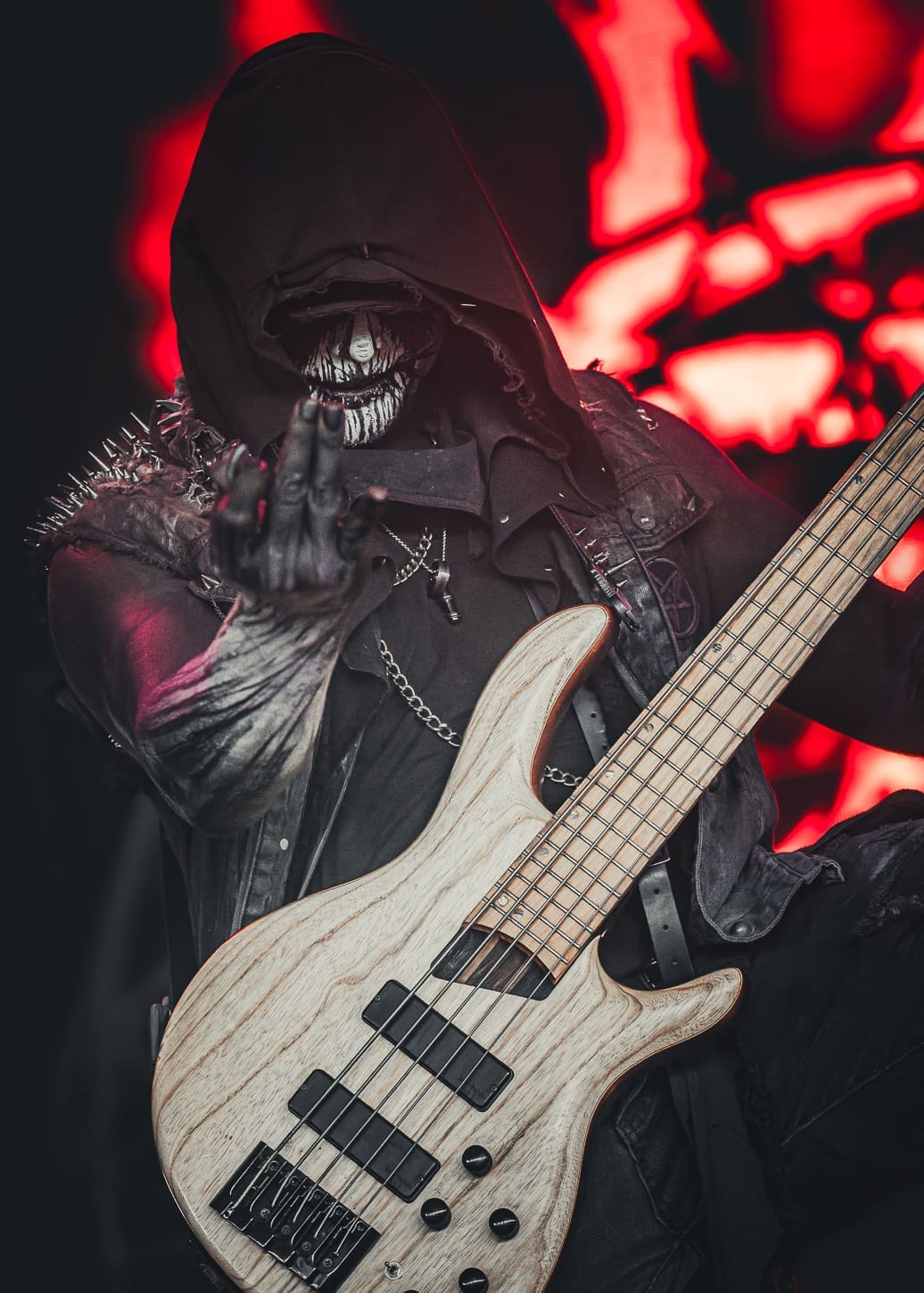 Dark Divine performs at the Freedom Mortgage Pavilion in Camden, NJ during the Summer of Loud tour.