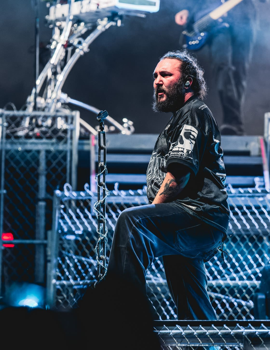 I, Prevail performs at the Freedom Mortgage Pavilion in Camden, NJ during the Summer of Loud tour.