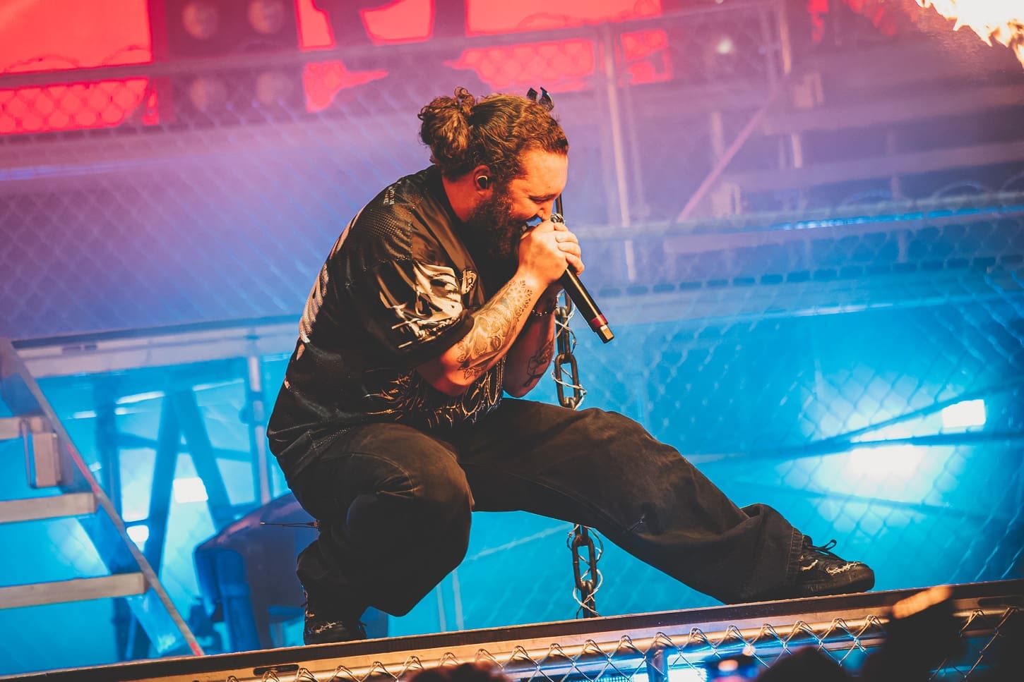 I, Prevail performs at the Freedom Mortgage Pavilion in Camden, NJ during the Summer of Loud tour.