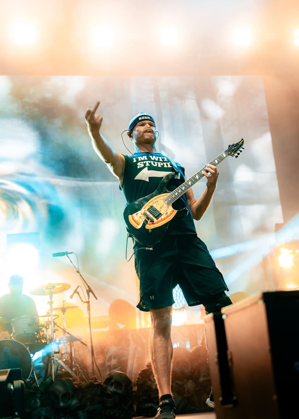 Killswitch Engage performs at the Freedom Mortgage Pavilion in Camden, NJ during the Summer of Loud tour.