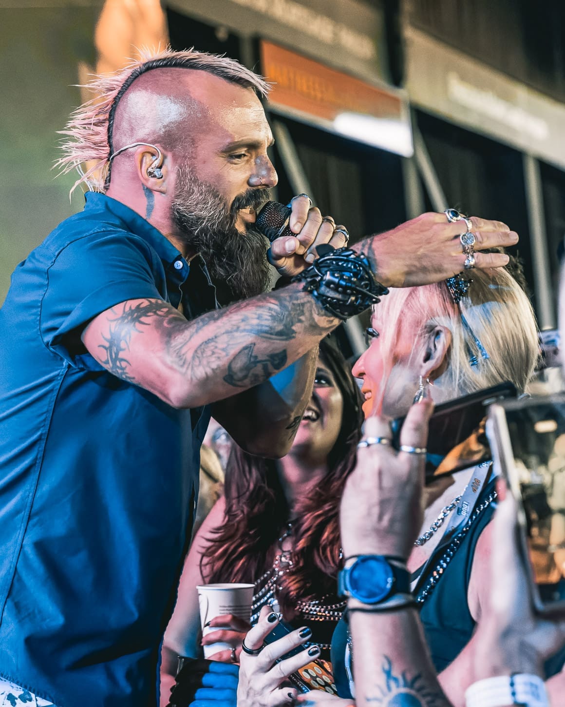 Killswitch Engage performs at the Freedom Mortgage Pavilion in Camden, NJ during the Summer of Loud tour.