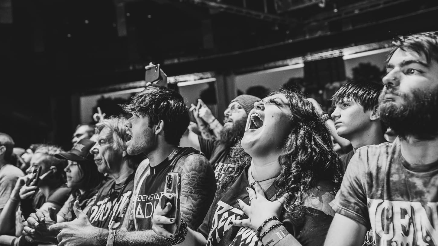 I, Prevail performs at the Freedom Mortgage Pavilion in Camden, NJ during the Summer of Loud tour.