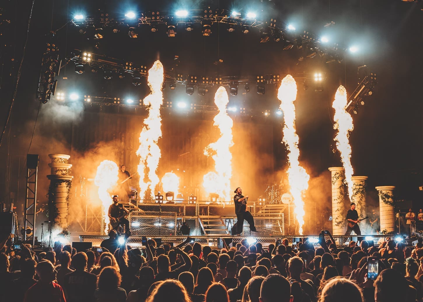 I, Prevail performs at the Freedom Mortgage Pavilion in Camden, NJ during the Summer of Loud tour.
