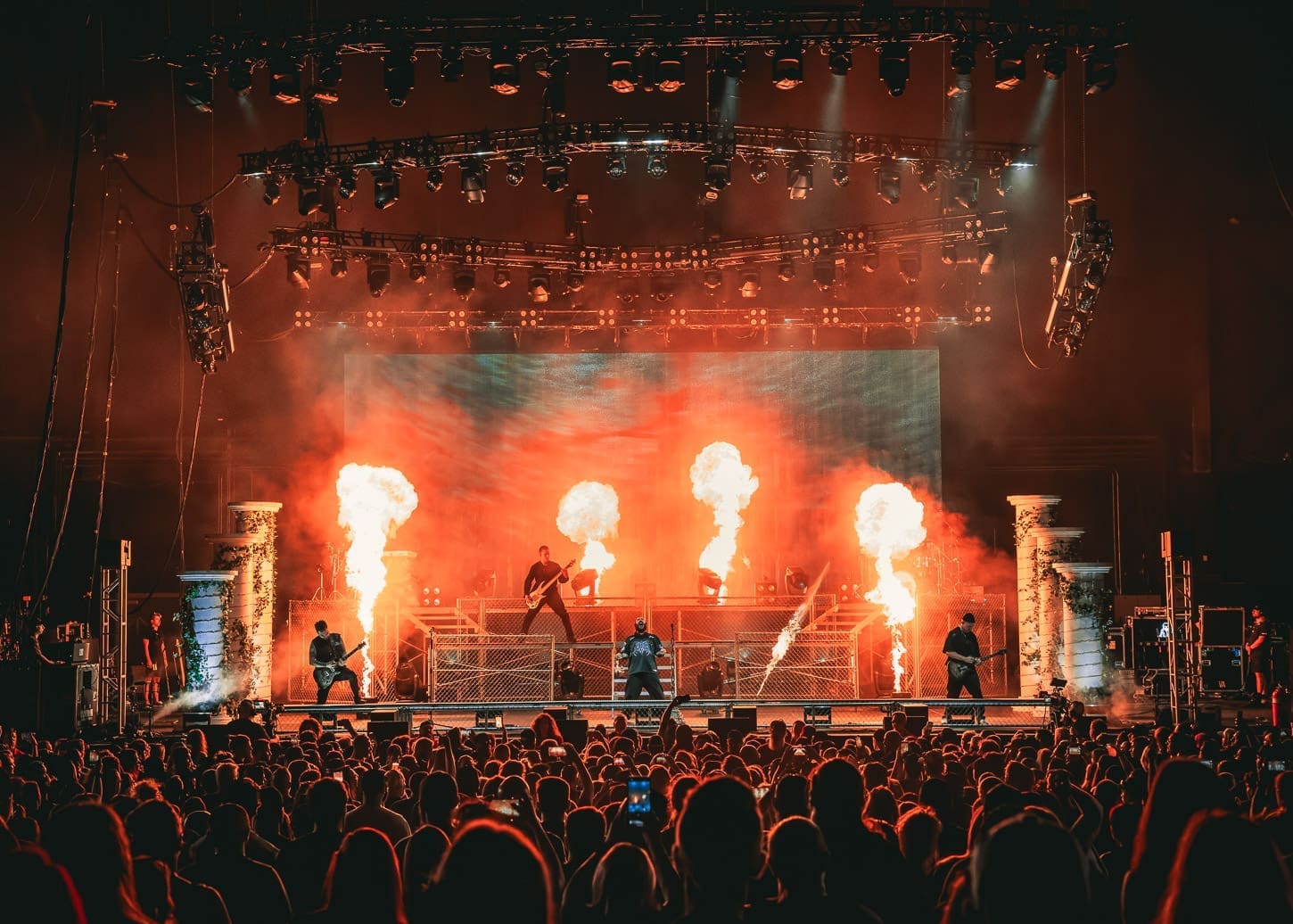 I, Prevail performs at the Freedom Mortgage Pavilion in Camden, NJ during the Summer of Loud tour.
