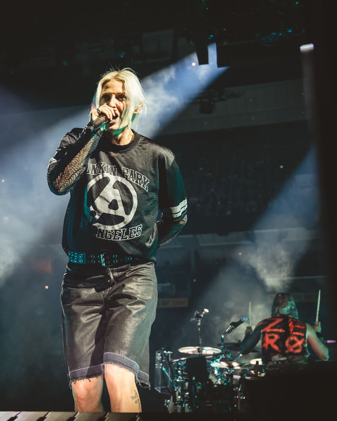 Linkin Park performs at the Xfinity Mobile Arena in Philadelphia, PA