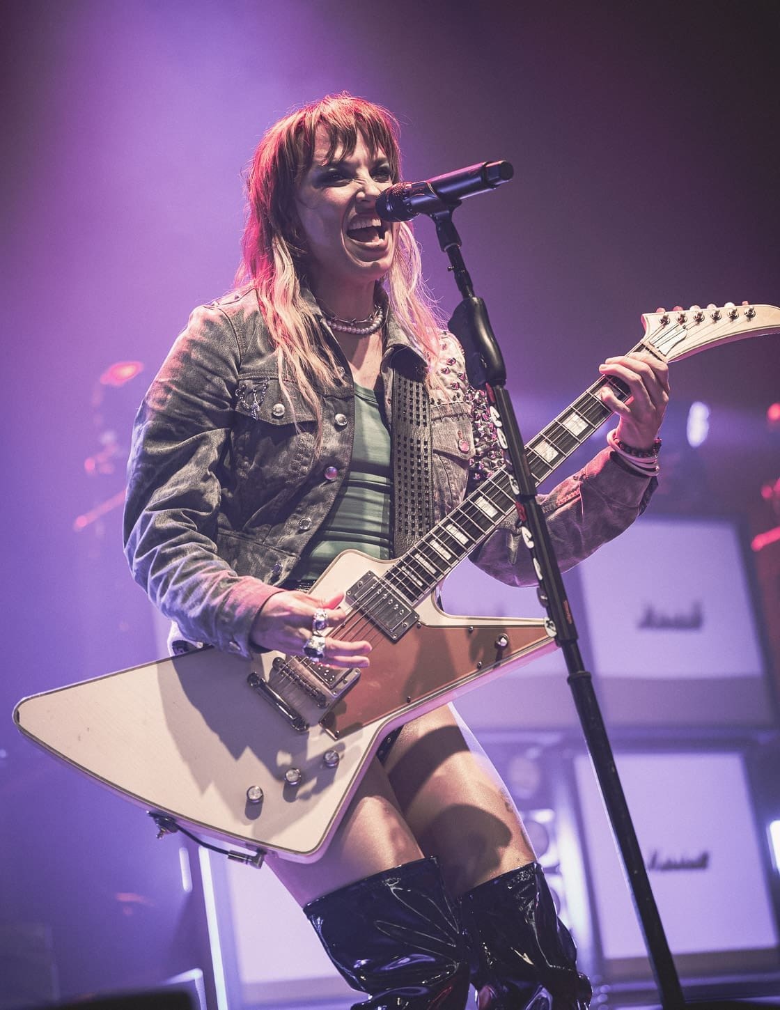 Halestorm performs at the Freedom Mortgage Pavilion in Camden, NJ