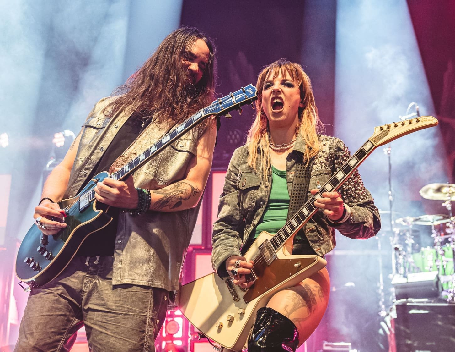 Halestorm performs at the Freedom Mortgage Pavilion in Camden, NJ