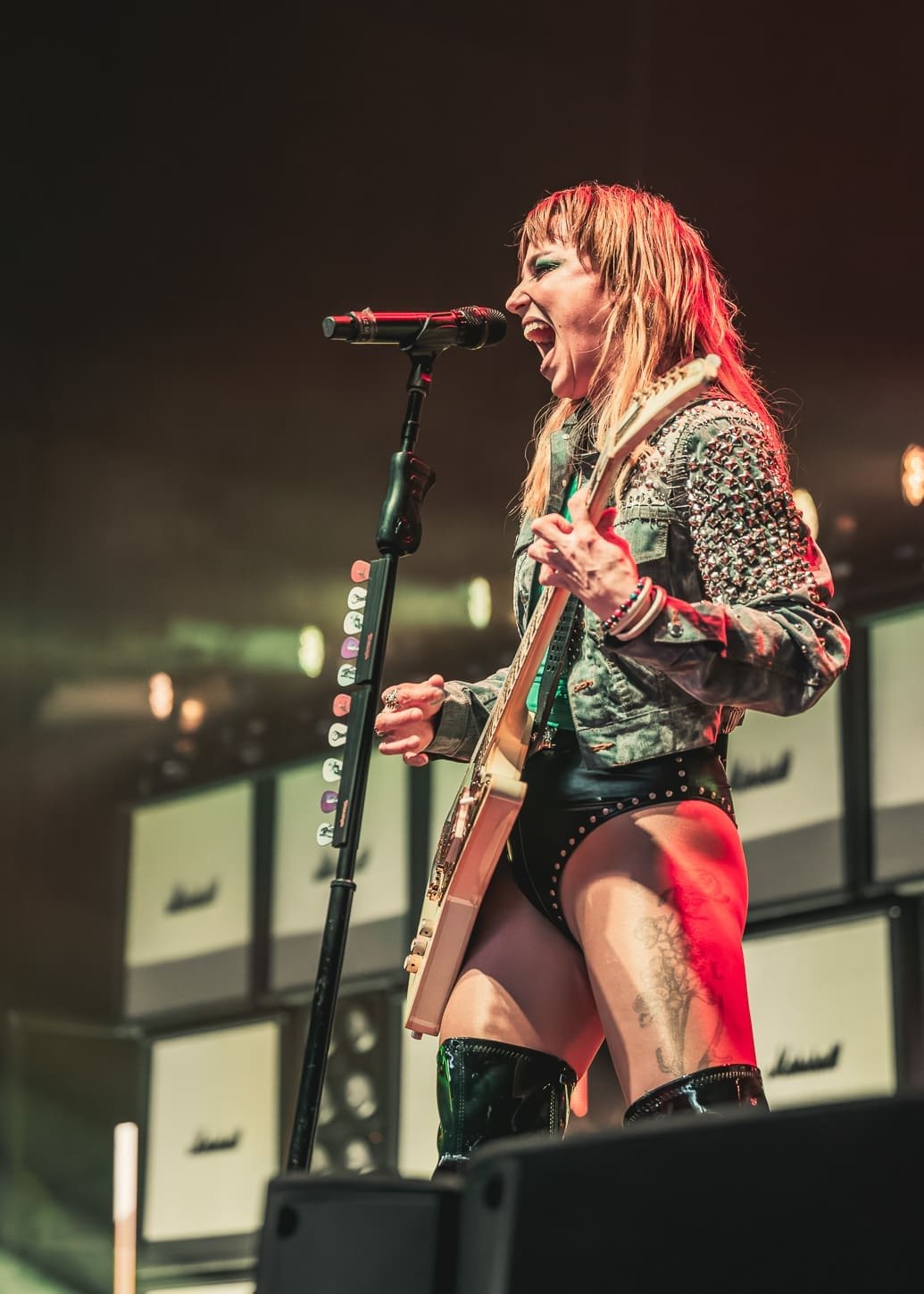 Halestorm performs at the Freedom Mortgage Pavilion in Camden, NJ
