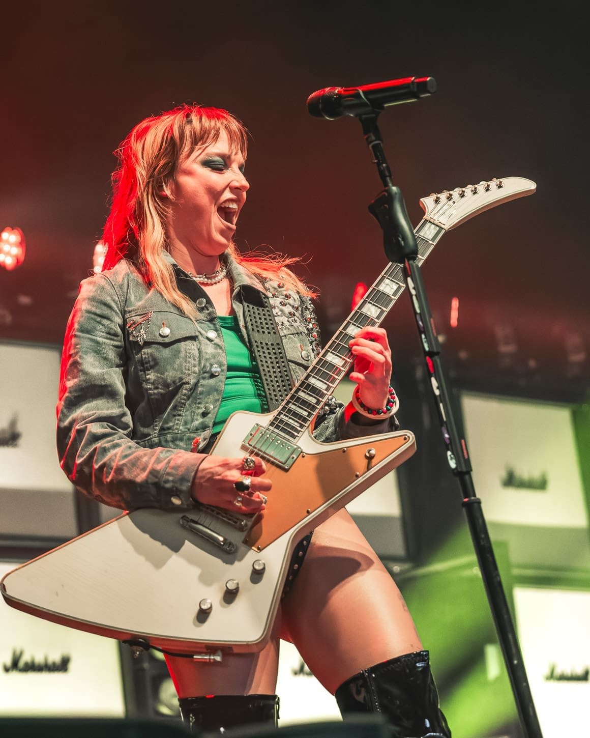 Halestorm performs at the Freedom Mortgage Pavilion in Camden, NJ