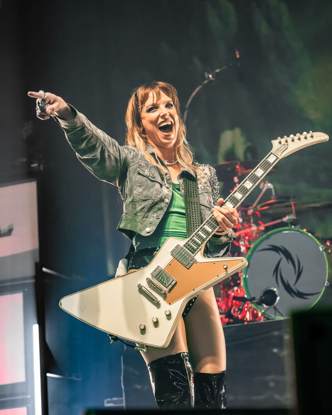 Halestorm performs at the Freedom Mortgage Pavilion in Camden, NJ