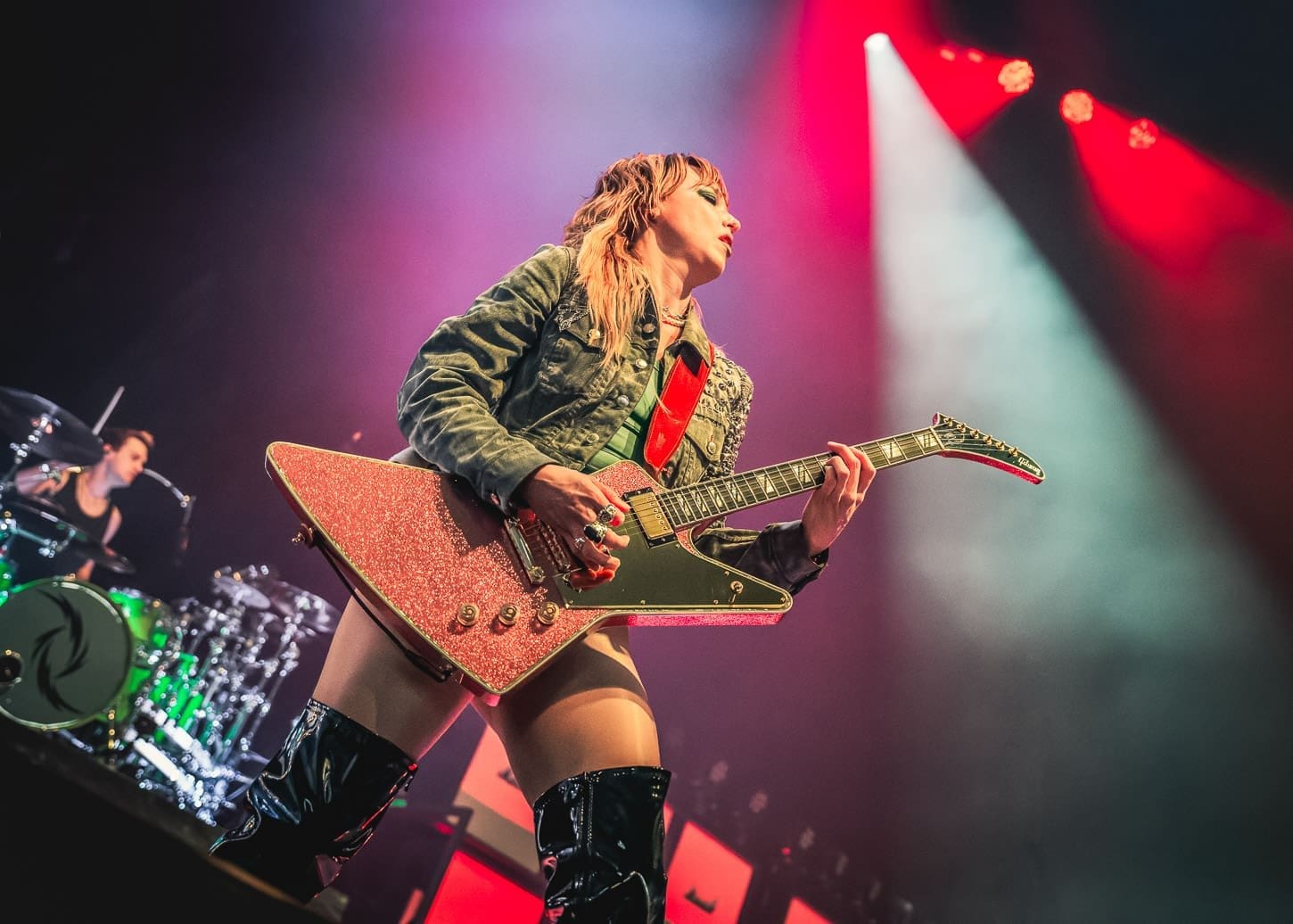 Halestorm performs at the Freedom Mortgage Pavilion in Camden, NJ