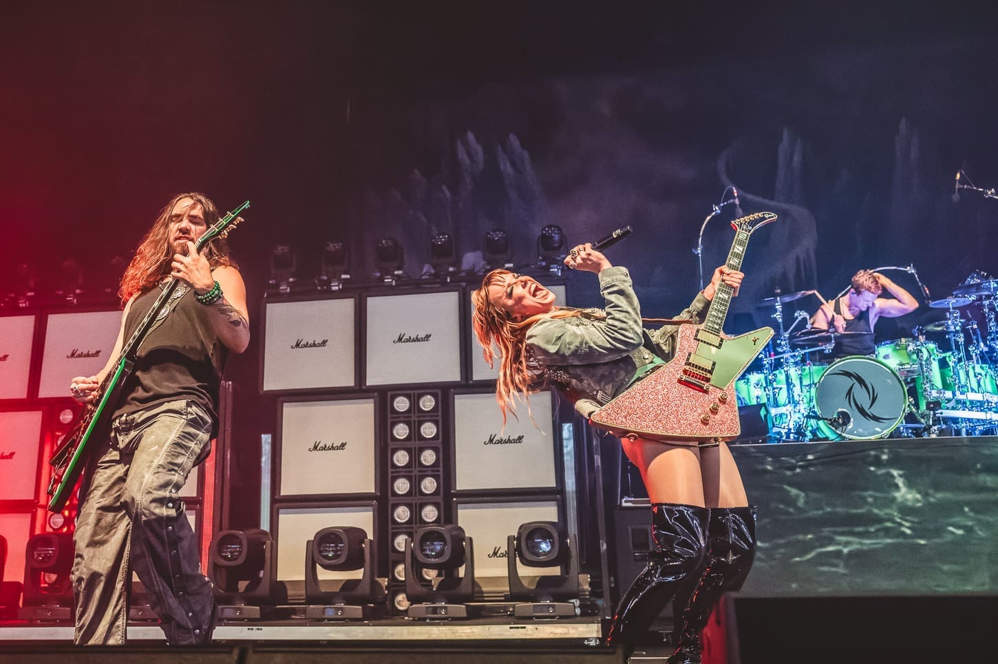 Halestorm performs at the Freedom Mortgage Pavilion in Camden, NJ