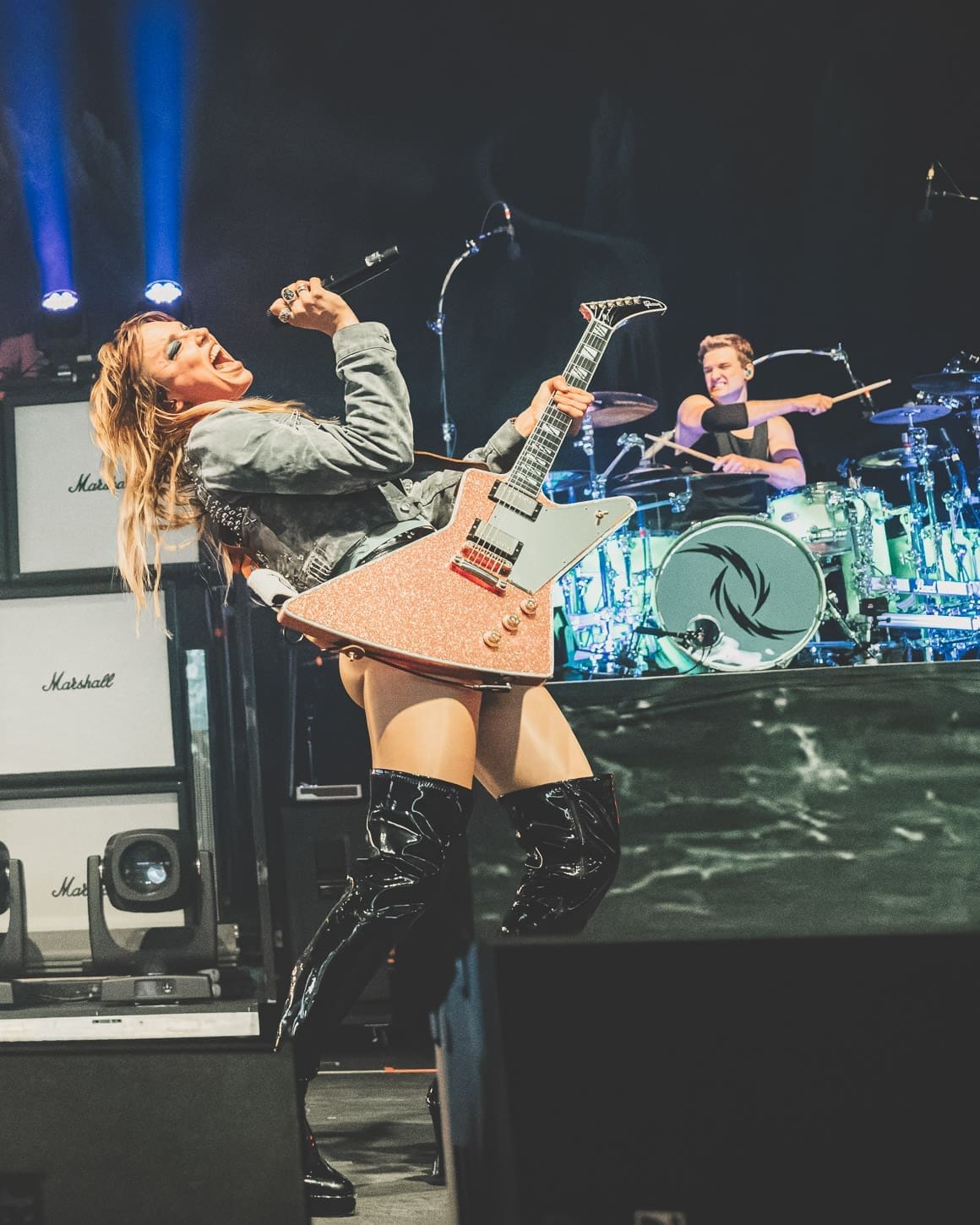 Halestorm performs at the Freedom Mortgage Pavilion in Camden, NJ
