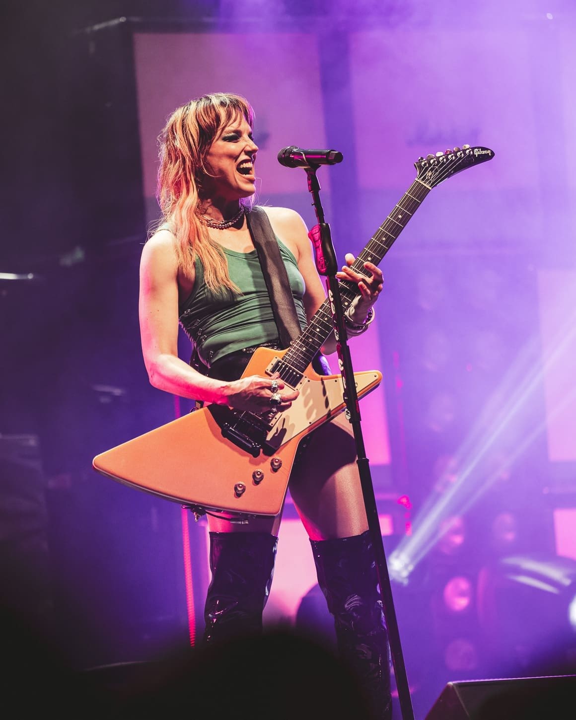 Halestorm performs at the Freedom Mortgage Pavilion in Camden, NJ