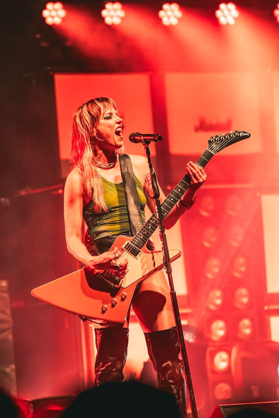 Halestorm performs at the Freedom Mortgage Pavilion in Camden, NJ