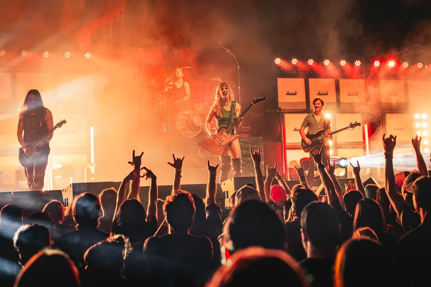 Halestorm performs at the Freedom Mortgage Pavilion in Camden, NJ