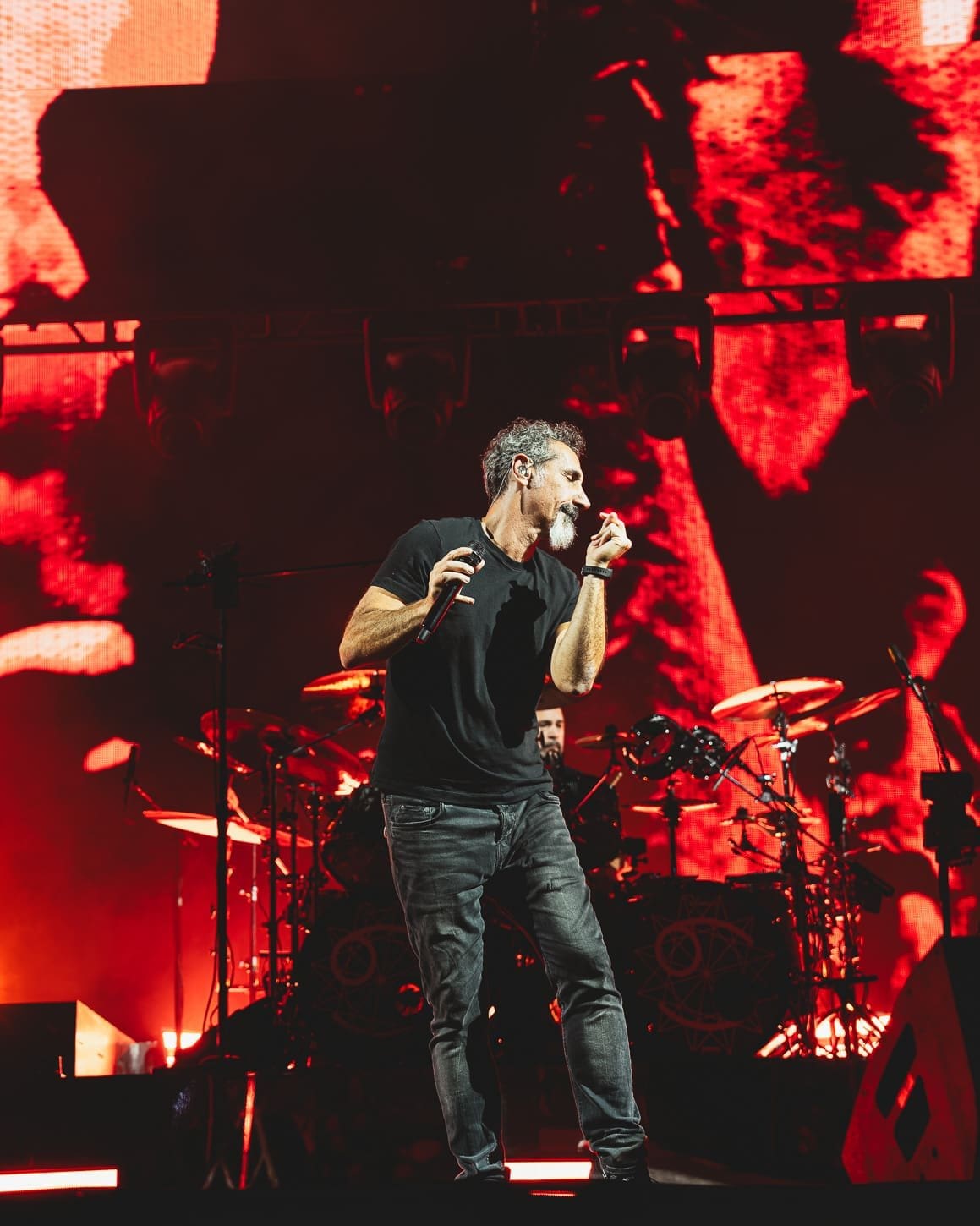 System of a Down performs at Metlife Stadium.
