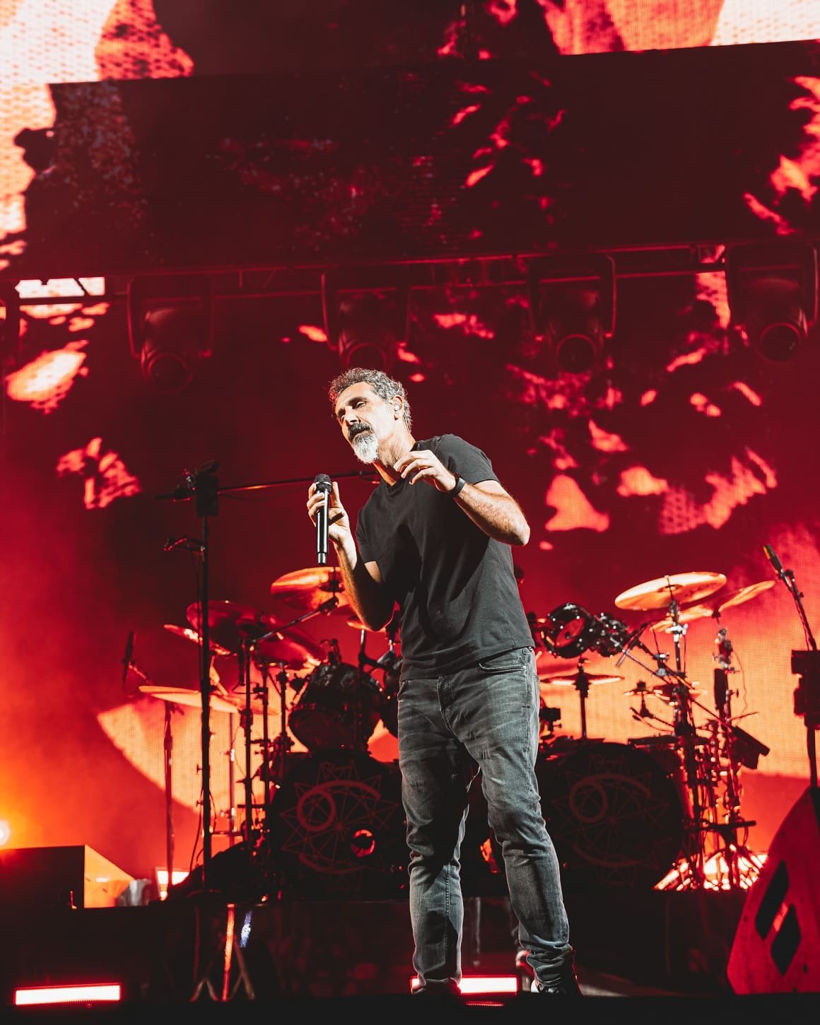 System of a Down performs at Metlife Stadium.