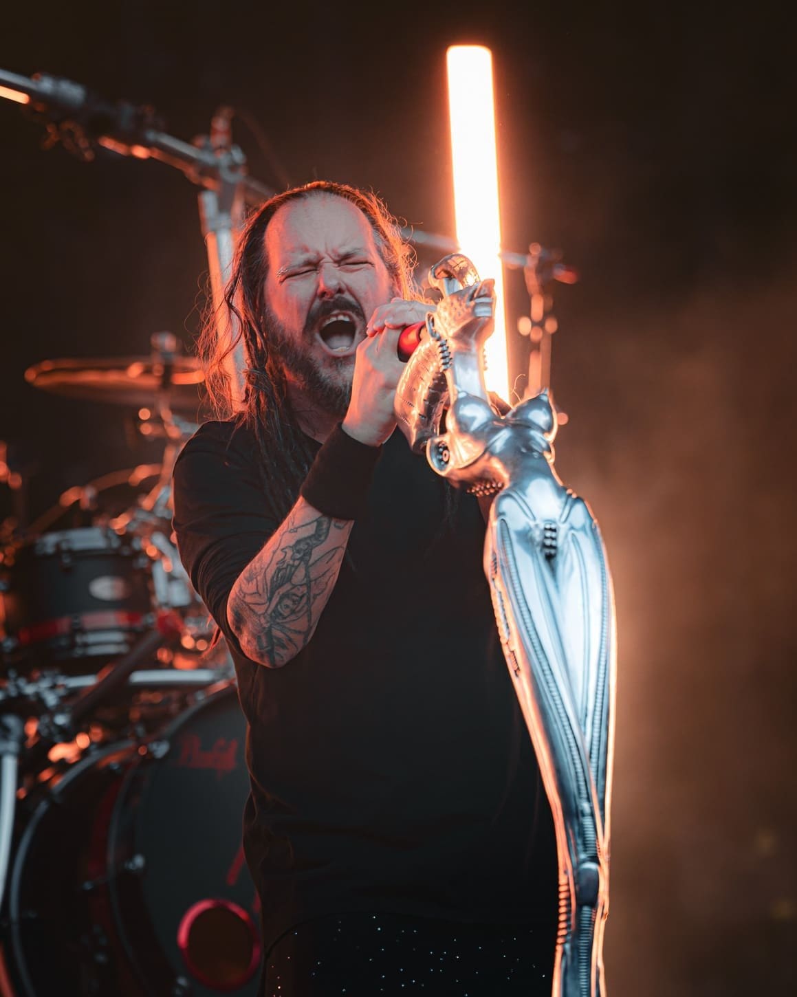 Korn performs at Metlife Stadium.
