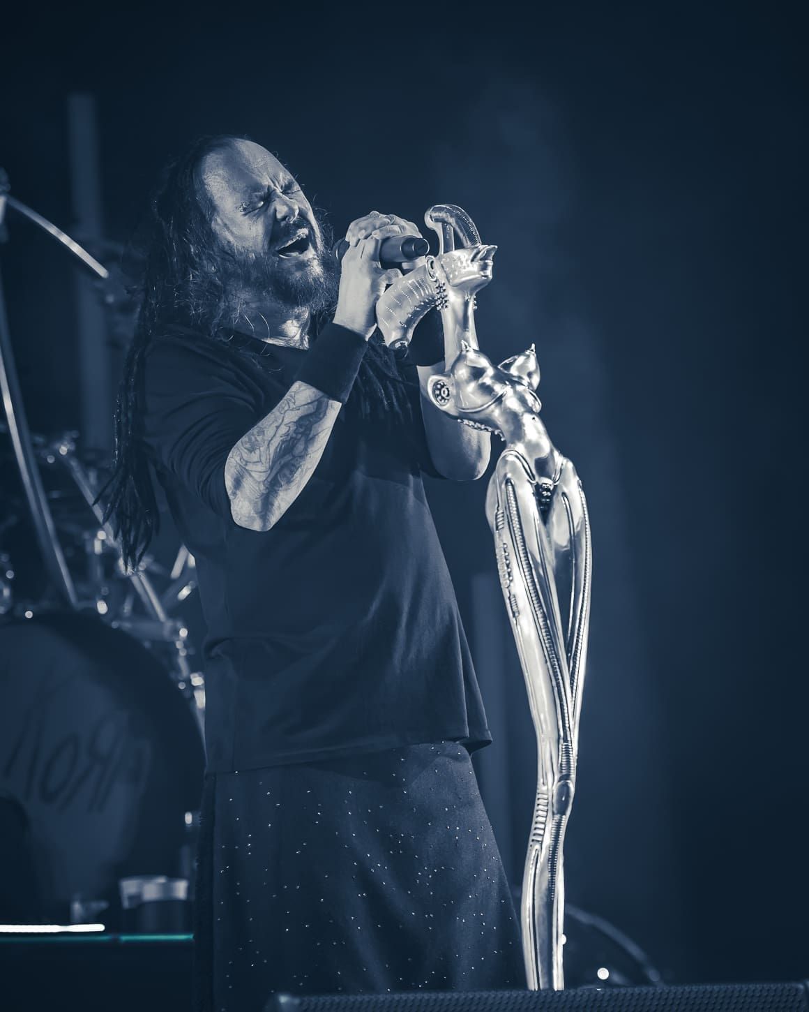 Korn performs at Metlife Stadium.