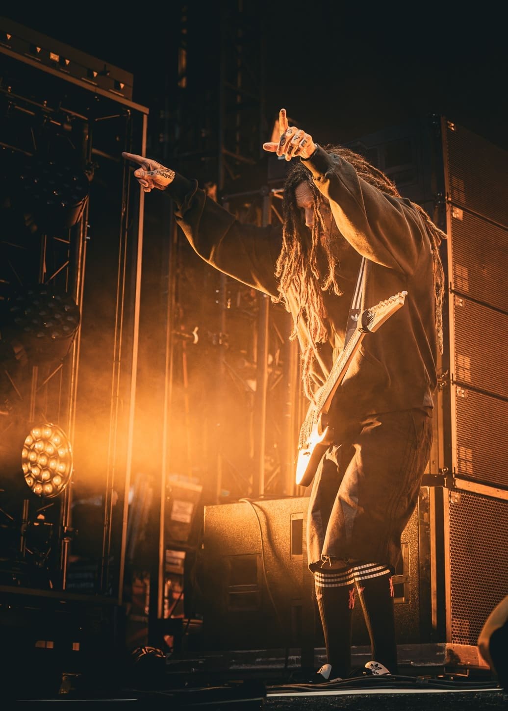 Korn performs at Metlife Stadium.