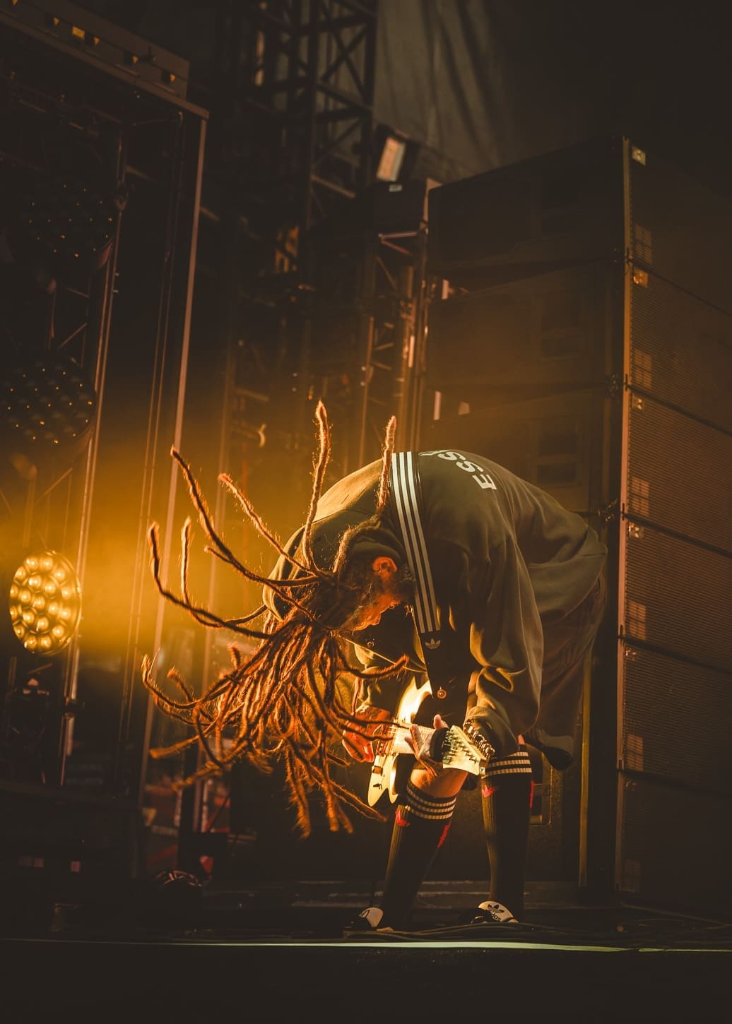 Korn performs at Metlife Stadium.