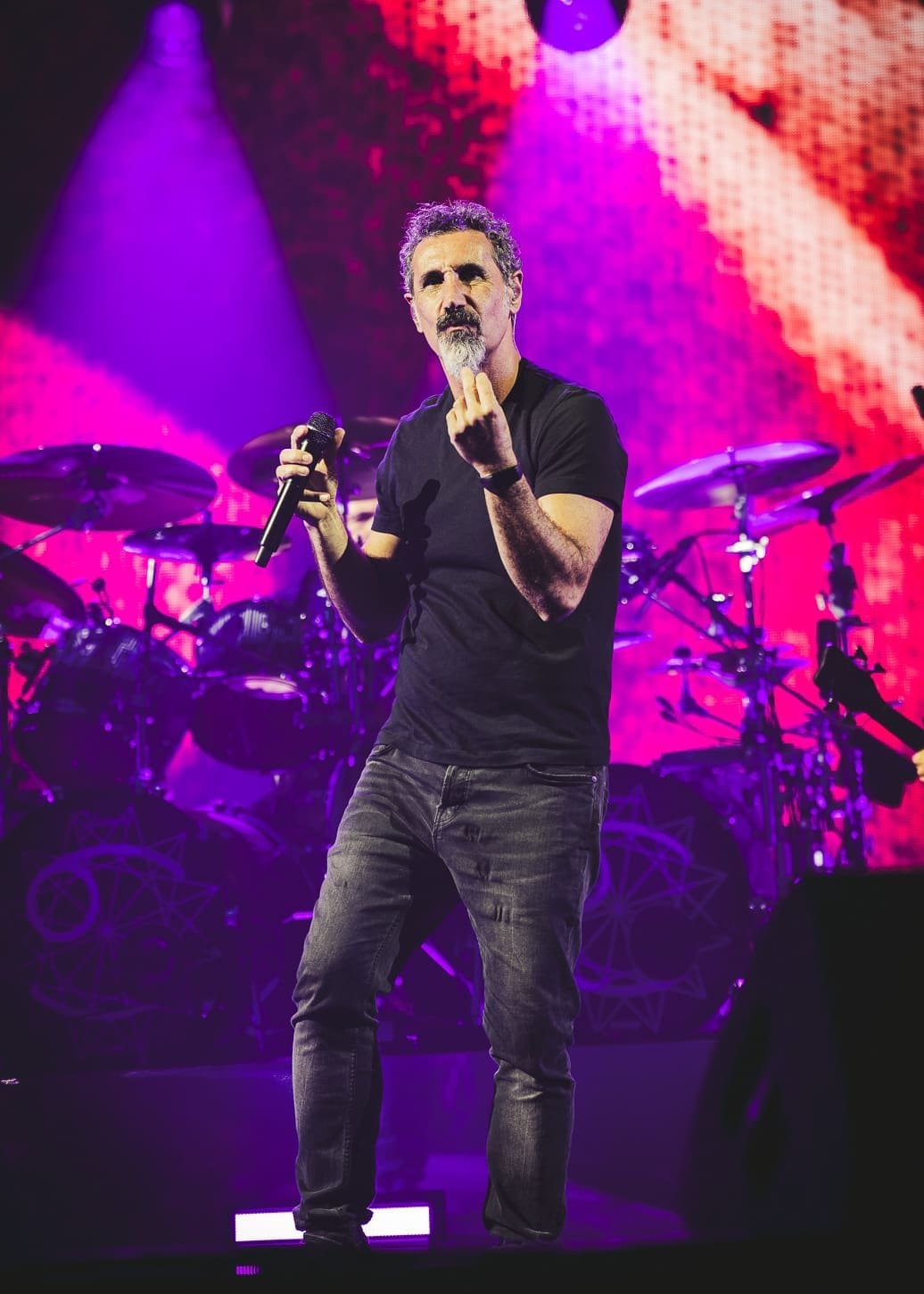 System of a Down performs at Metlife Stadium.