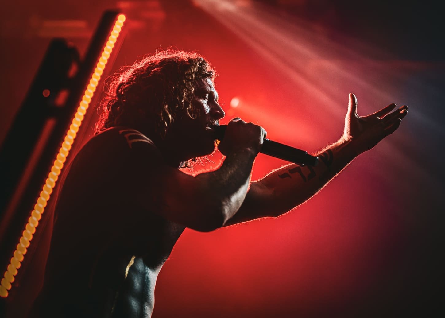 Nothing More performs at the Wind Creek Event Center in Bethlehem, PA